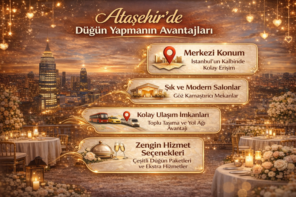 Ataşehir’de Düğün Yapmanın Avantajları